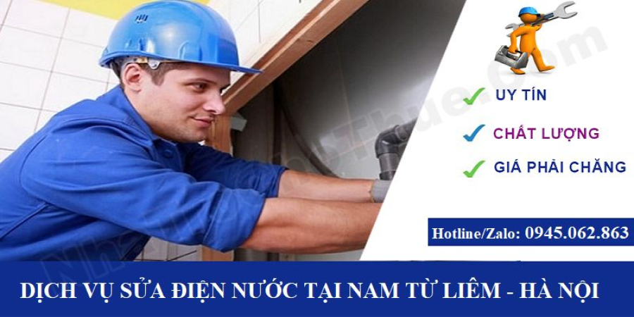 Dịch vụ sửa điện nước tại Nam Từ Liêm